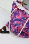 101 Beach Bag - Fuchsia Leafy