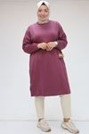 48068 Oversized Oysho Tunic with Chinstrap Detail - Rose Kurusu